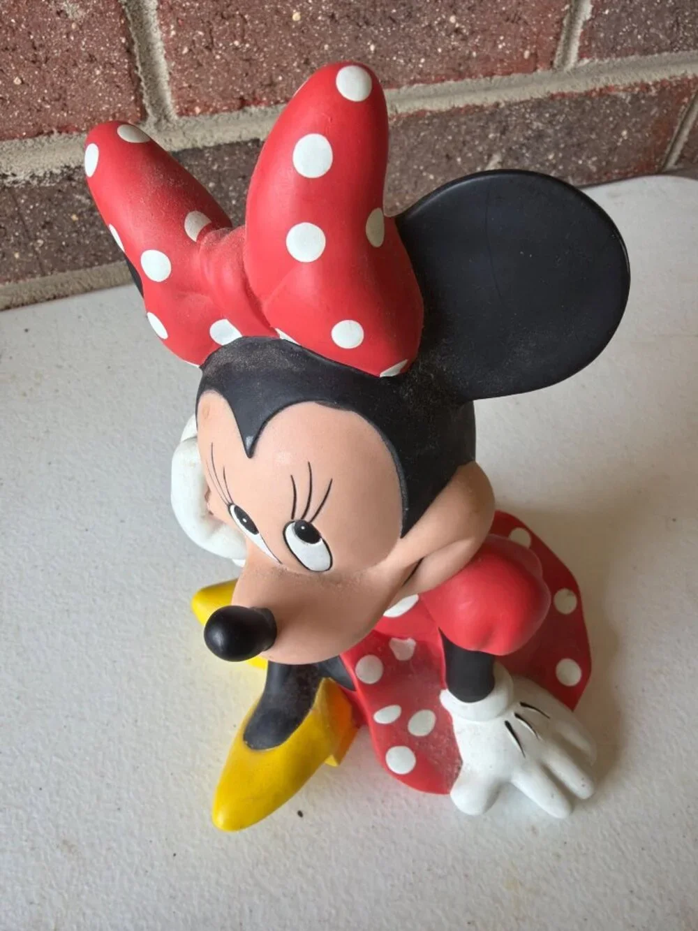Vintage Minnie Mouse Polka Dot Coin Bank